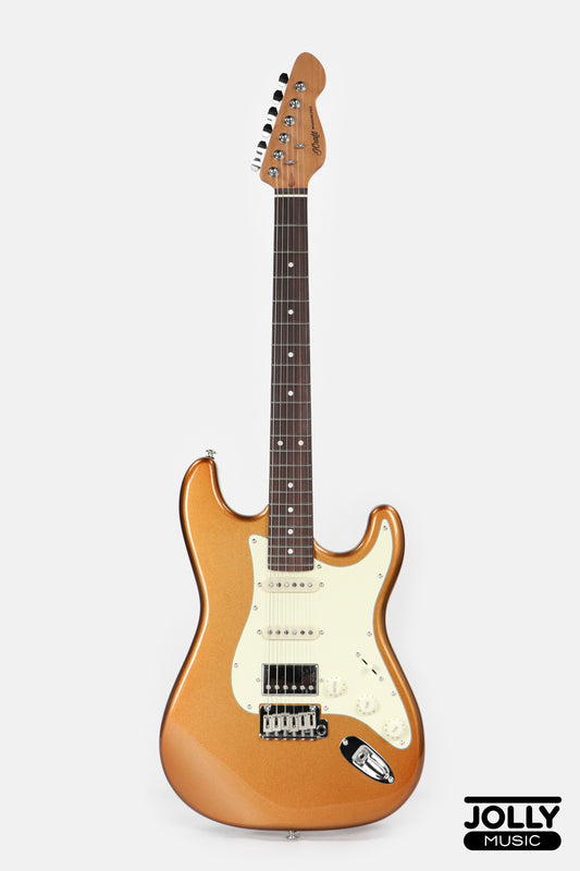 JCraft S-3HC PRO Modern HSS Electric Guitar - Shoreline Gold