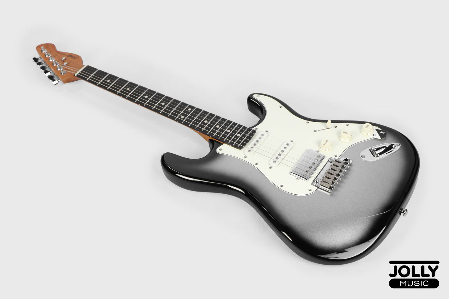 JCraft S-3HC PRO Modern HSS Electric Guitar - Silverburst