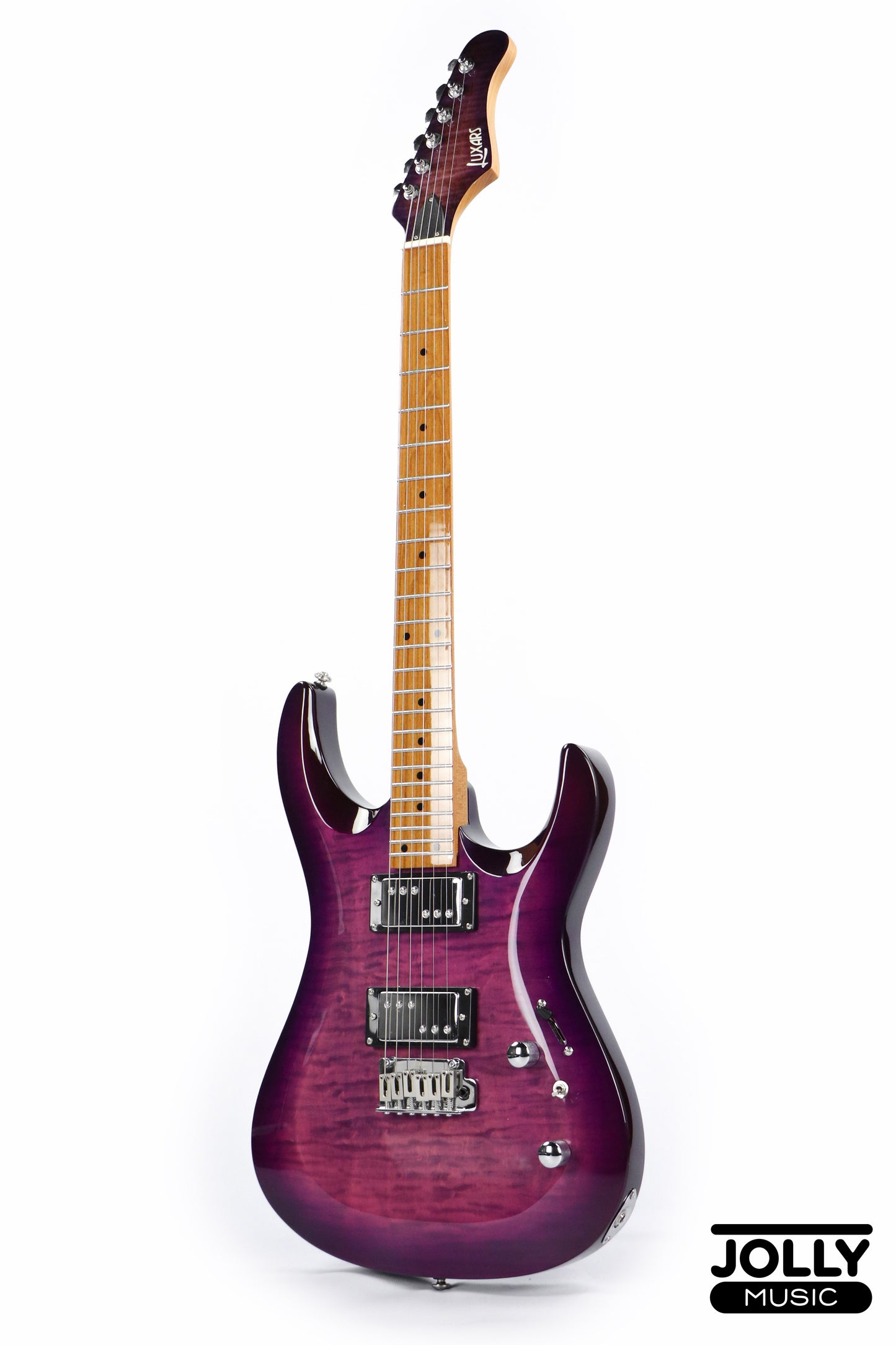 Luxars S-G37-T High Grade Electric Guitar - Transparent Violet