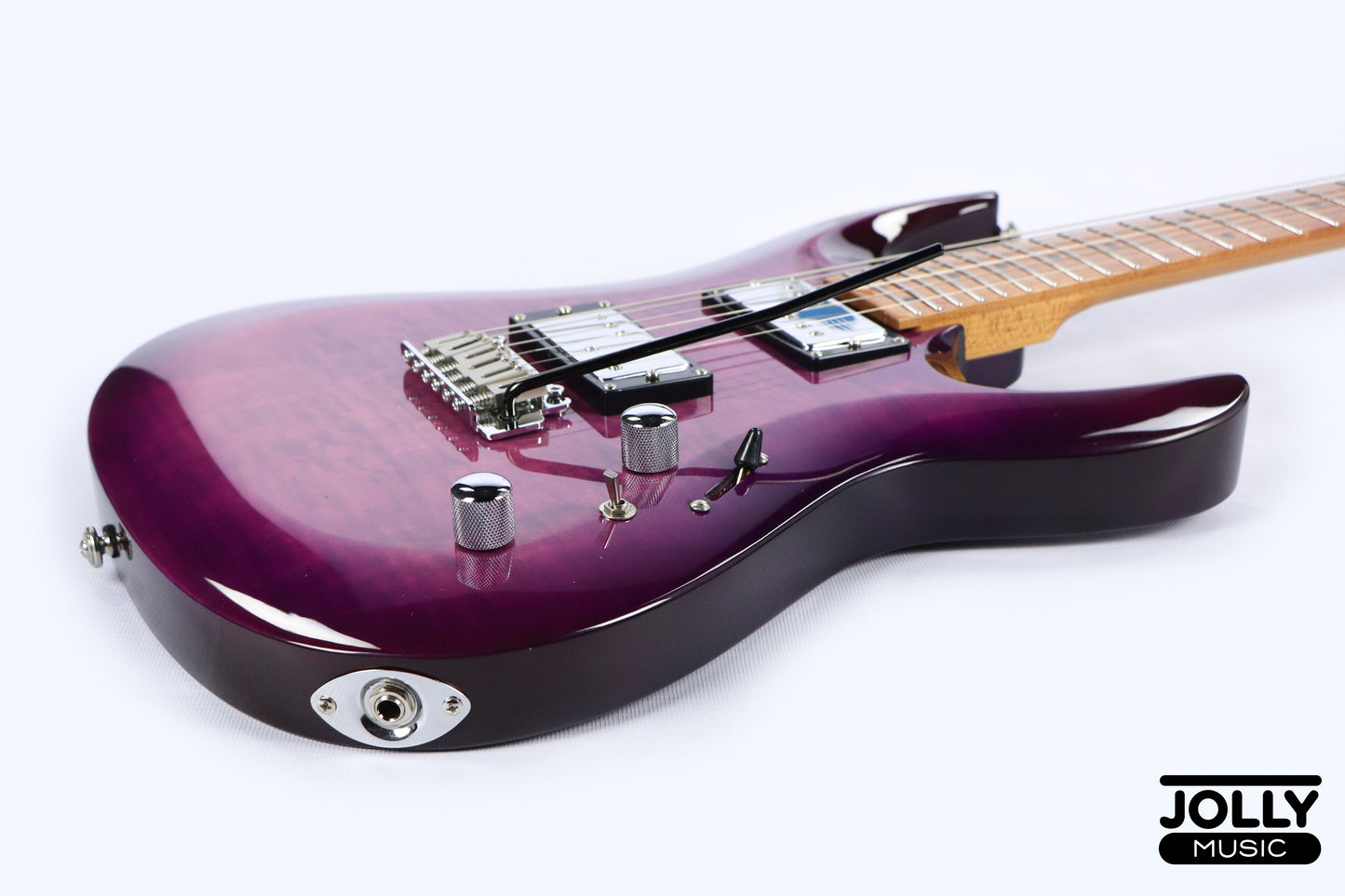 Luxars S-G37-T High Grade Electric Guitar - Transparent Violet