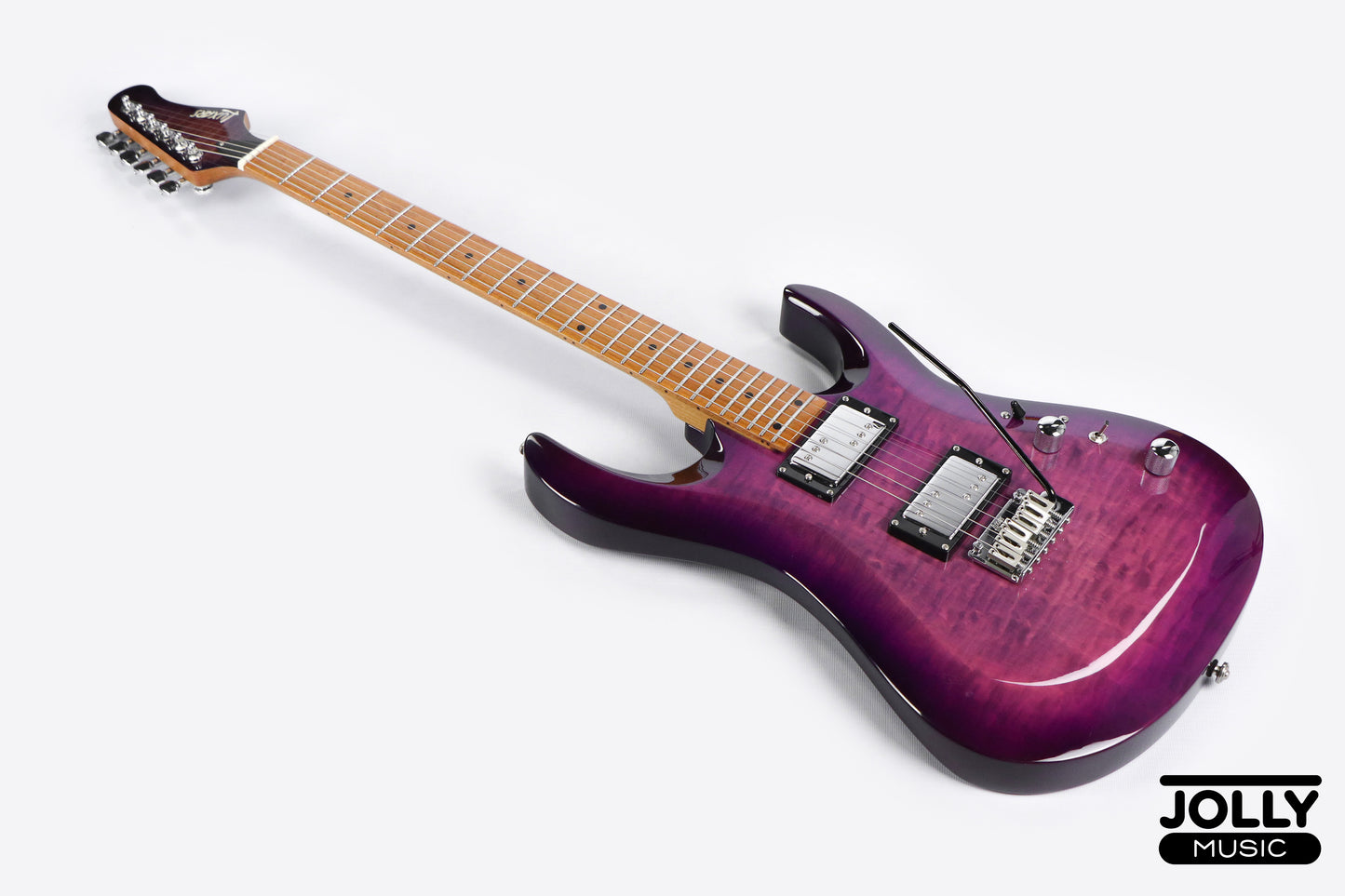 Luxars S-G37-T High Grade Electric Guitar - Transparent Violet