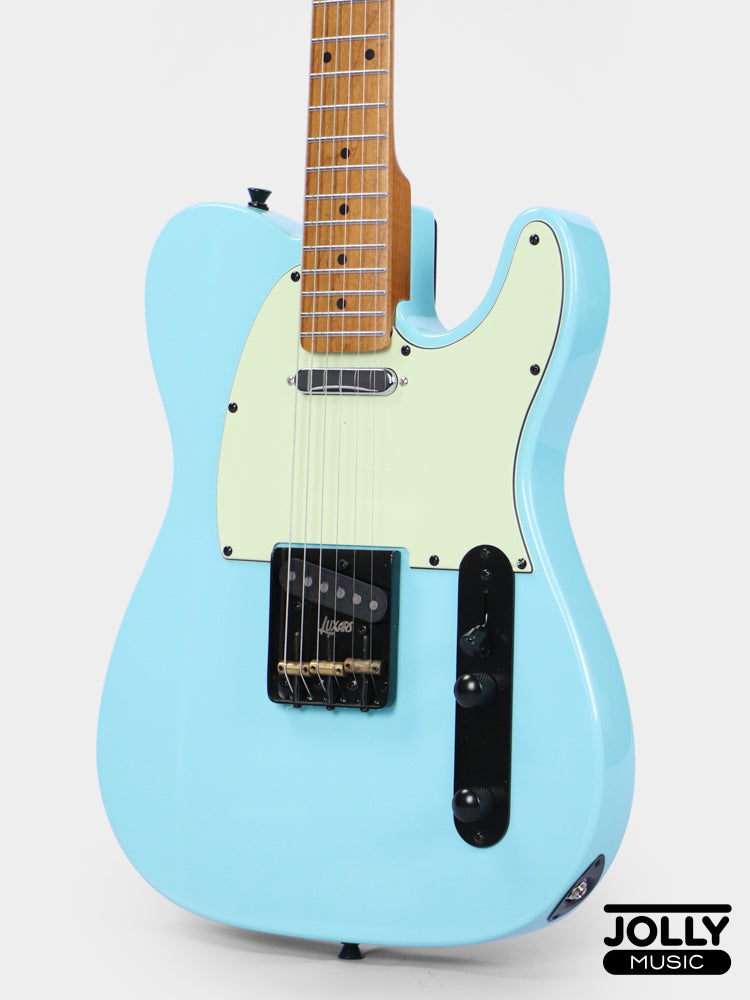 Luxars S-G17 PRO High-End Telecaster Electric Guitar - Daphne Blue