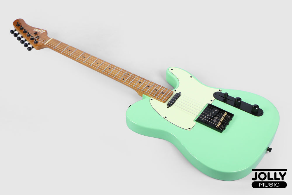 Luxars S-G17 PRO High-End Telecaster Electric Guitar - Surfgreen