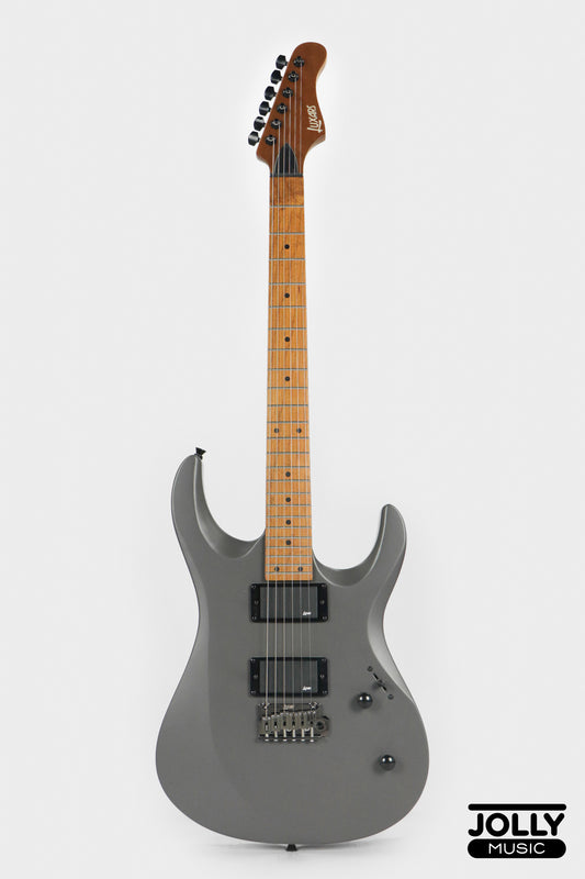 Luxars S-G37-MAX-S Superstrat High Grade Electric Guitar - Gray
