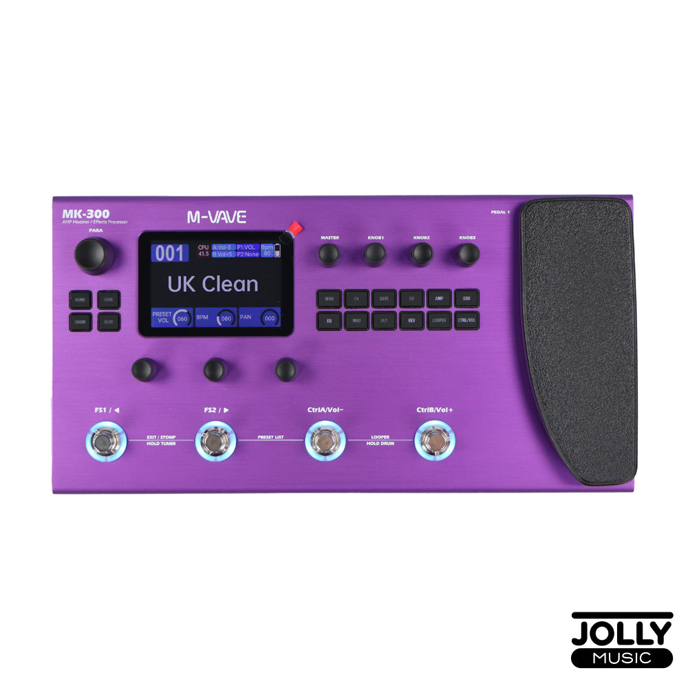 M-VAVE MK-300 Guitar/Bass Amp Modeler & Effects Processor – Jolly