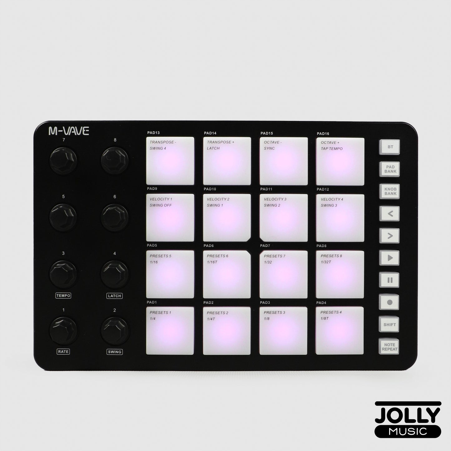 M-VAVE SMC-PAD Midi Controller - Black