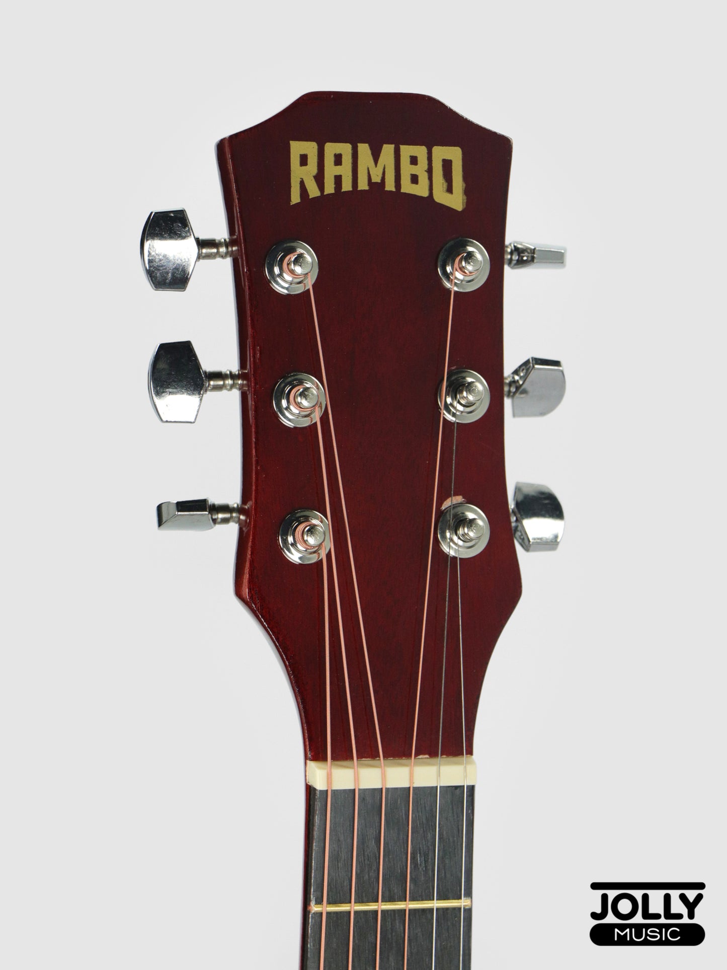Rambo 38" Guitar K-38LT Truss Rod w/ Case, 3 Picks, Tuner, Capo - Natural