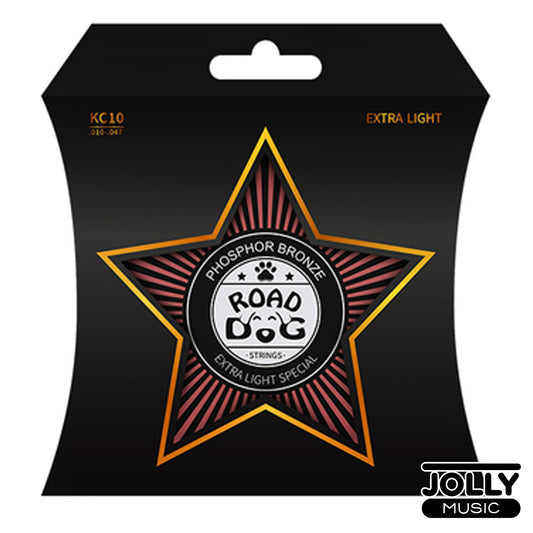 Road Dog KC10 Extra Light Special Phosphor Bronze Acoustic Guitar Strings 10-47 (10 14 23 30 39 47)
