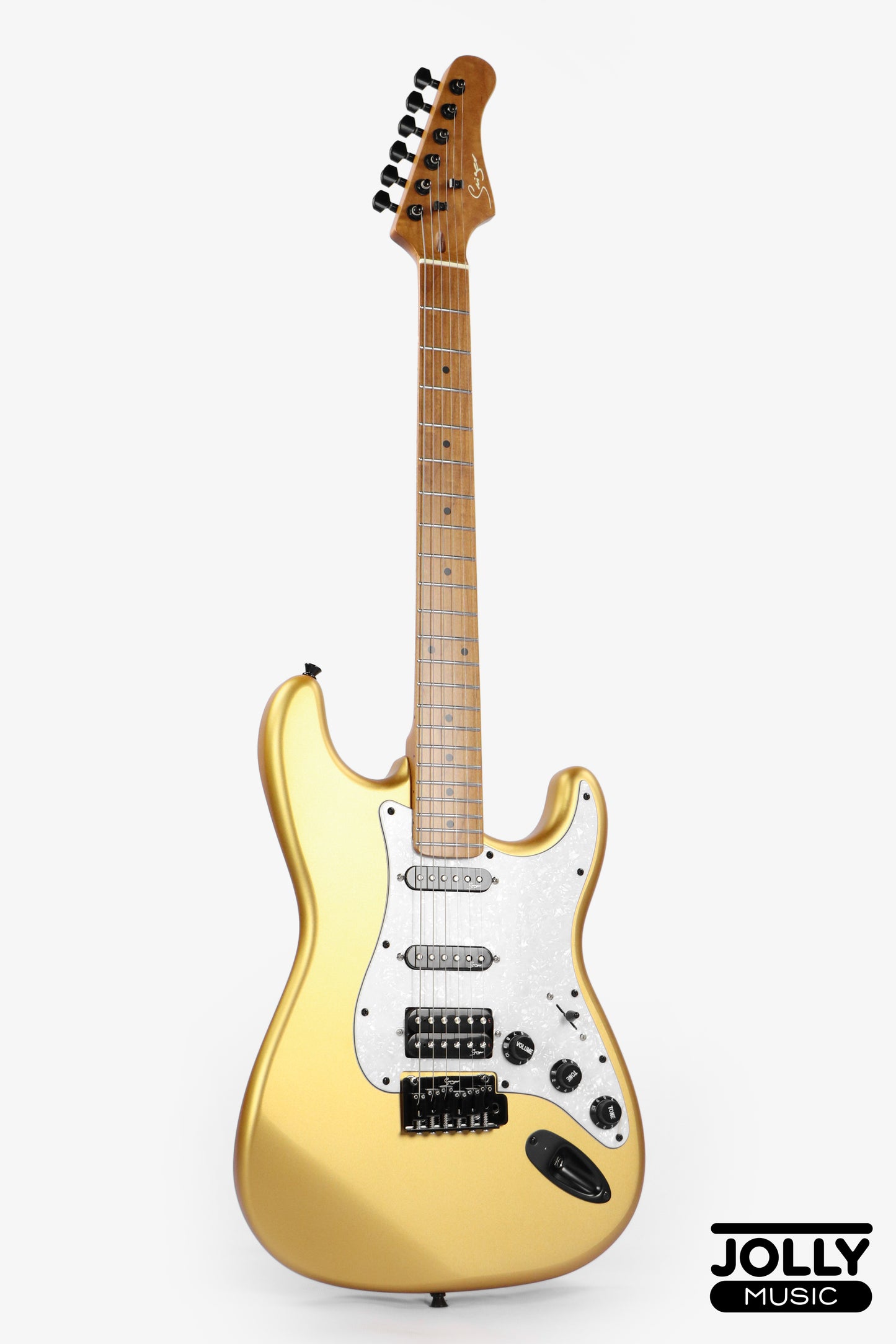 Smiger L-G2-MAX Stratocaster High Grade Electric Guitar - Gold