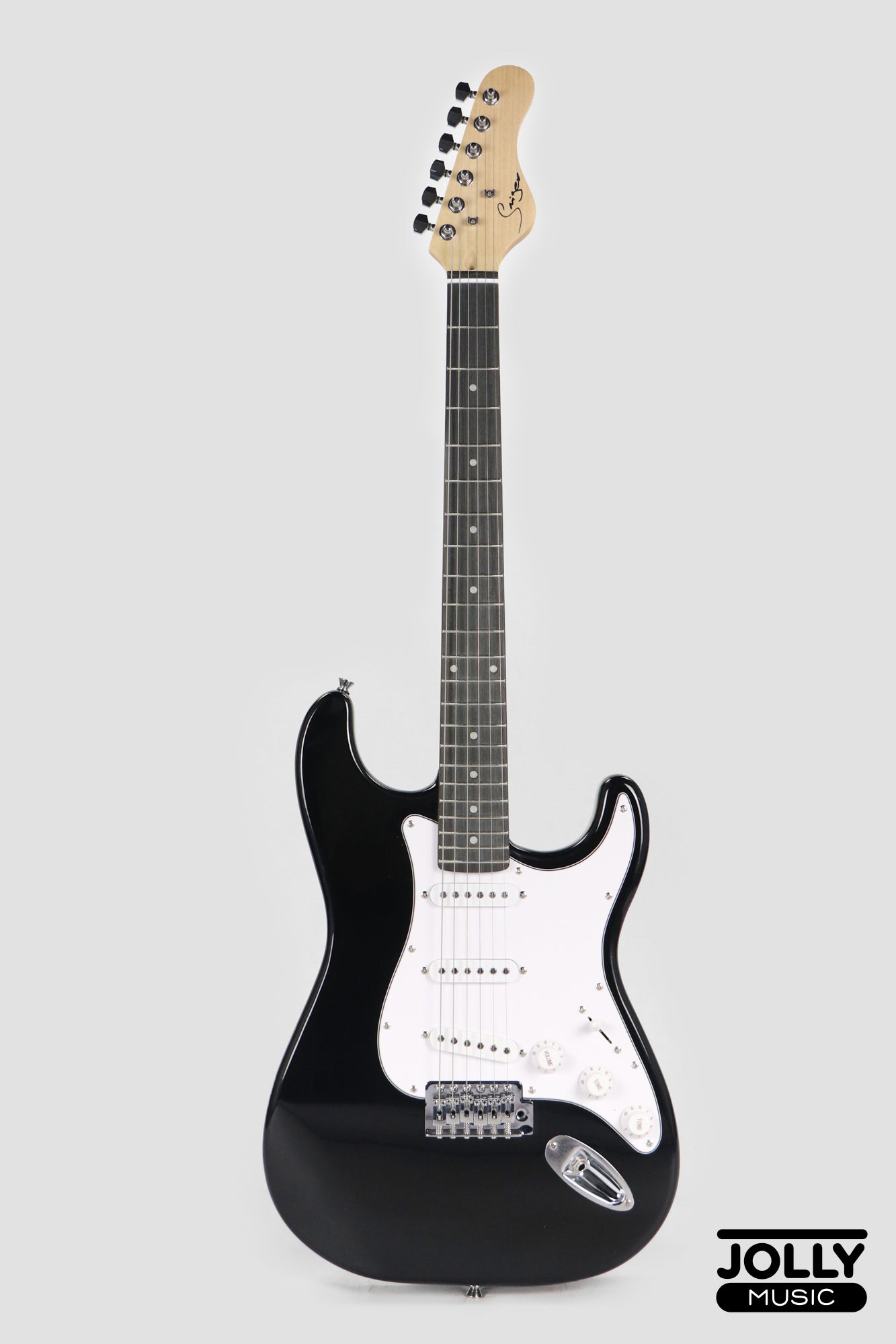 Smiger L-G1 S-Style Electric Guitar - Black