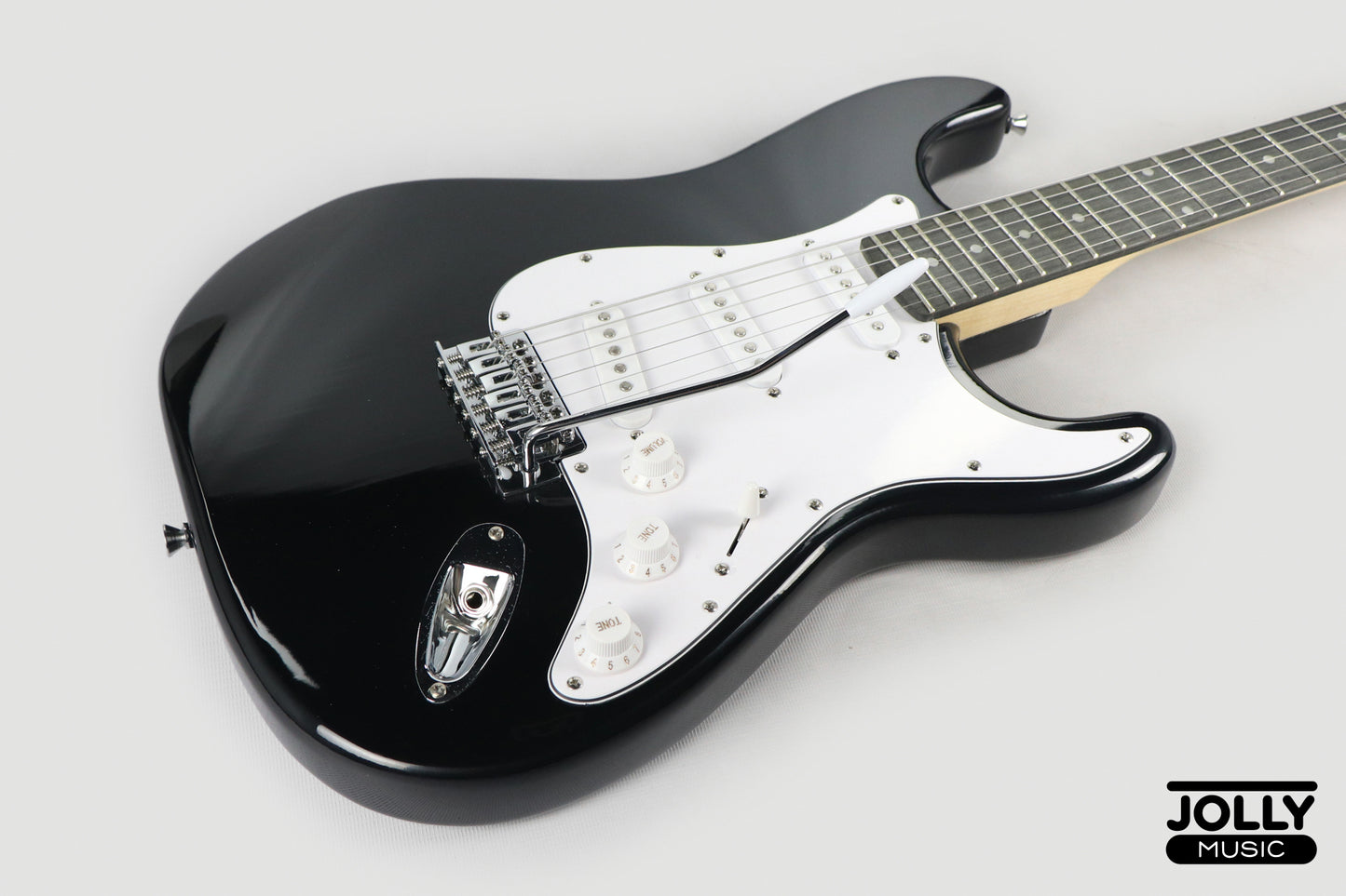 Smiger L-G1 S-Style Electric Guitar - Black