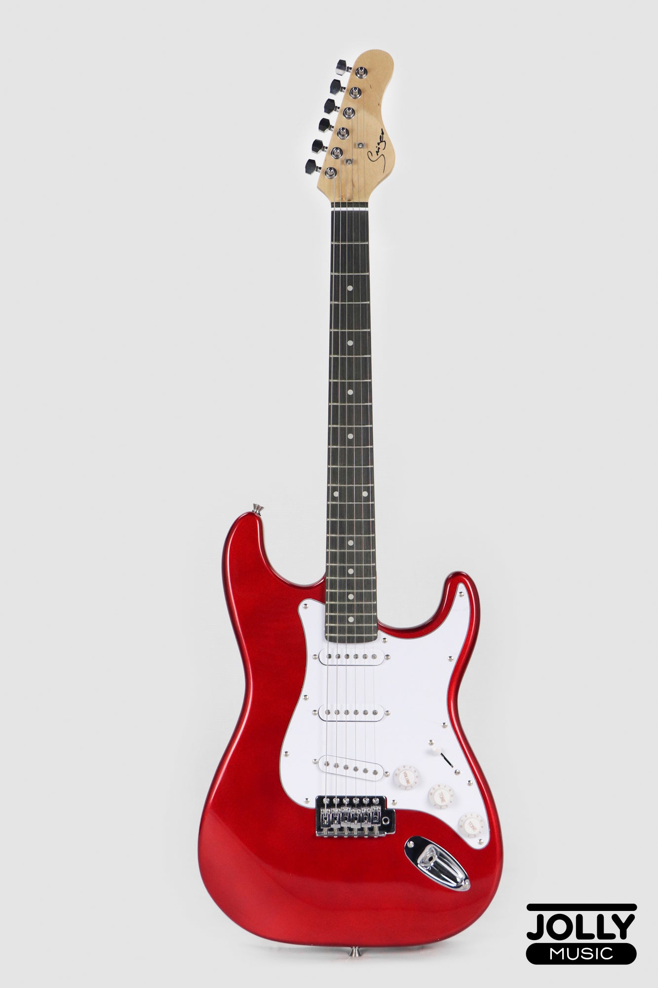 Smiger L-G1 S-Style Electric Guitar - Metallic Red