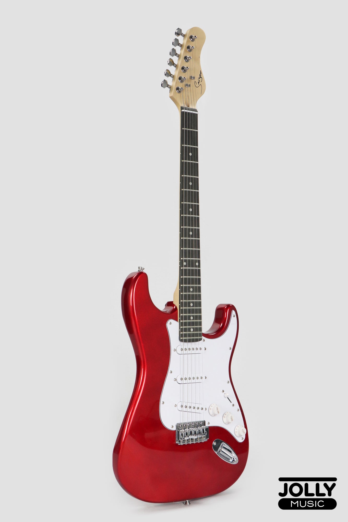 Smiger L-G1 S-Style Electric Guitar - Metallic Red