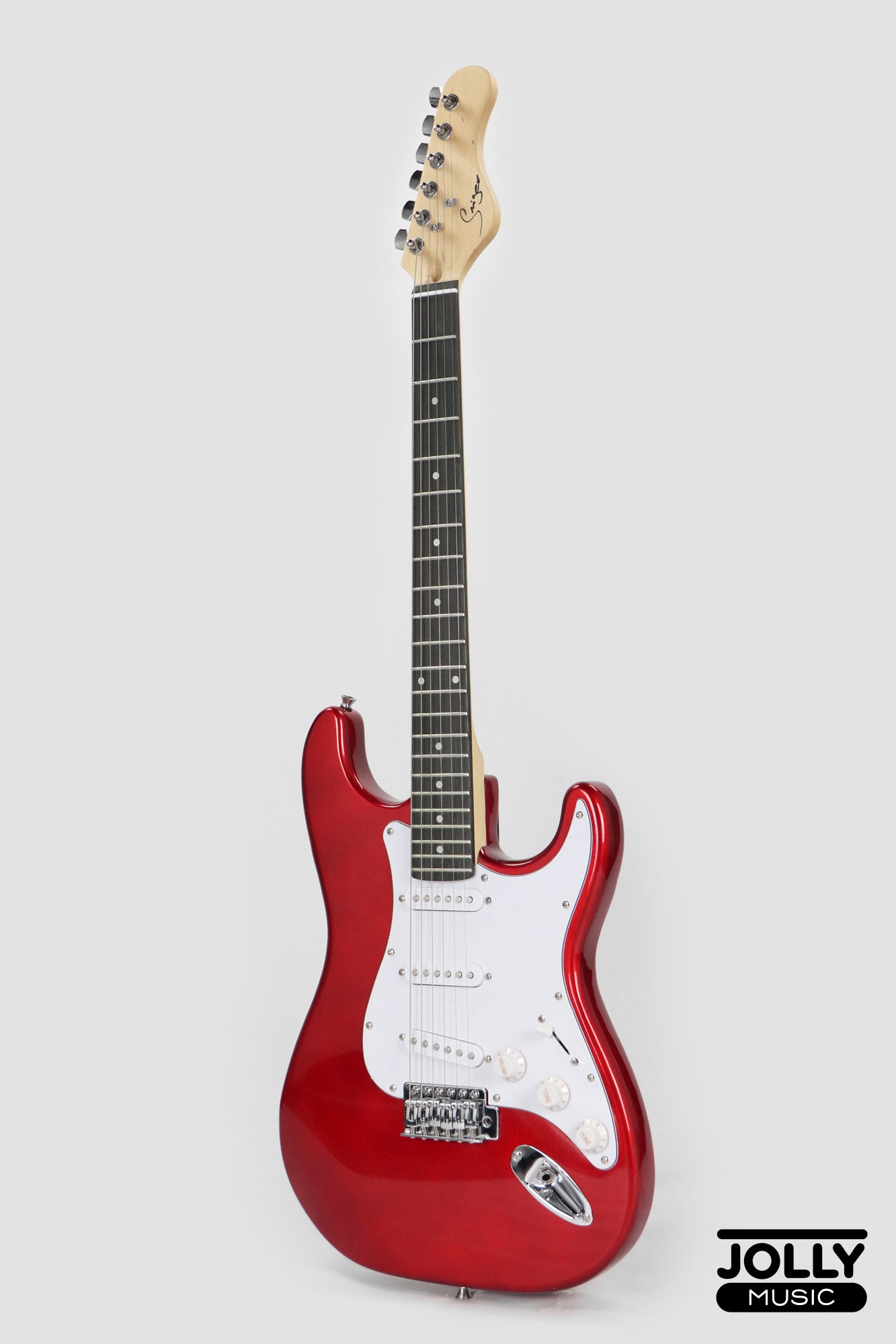 Smiger L-G1 S-Style Electric Guitar - Metallic Red