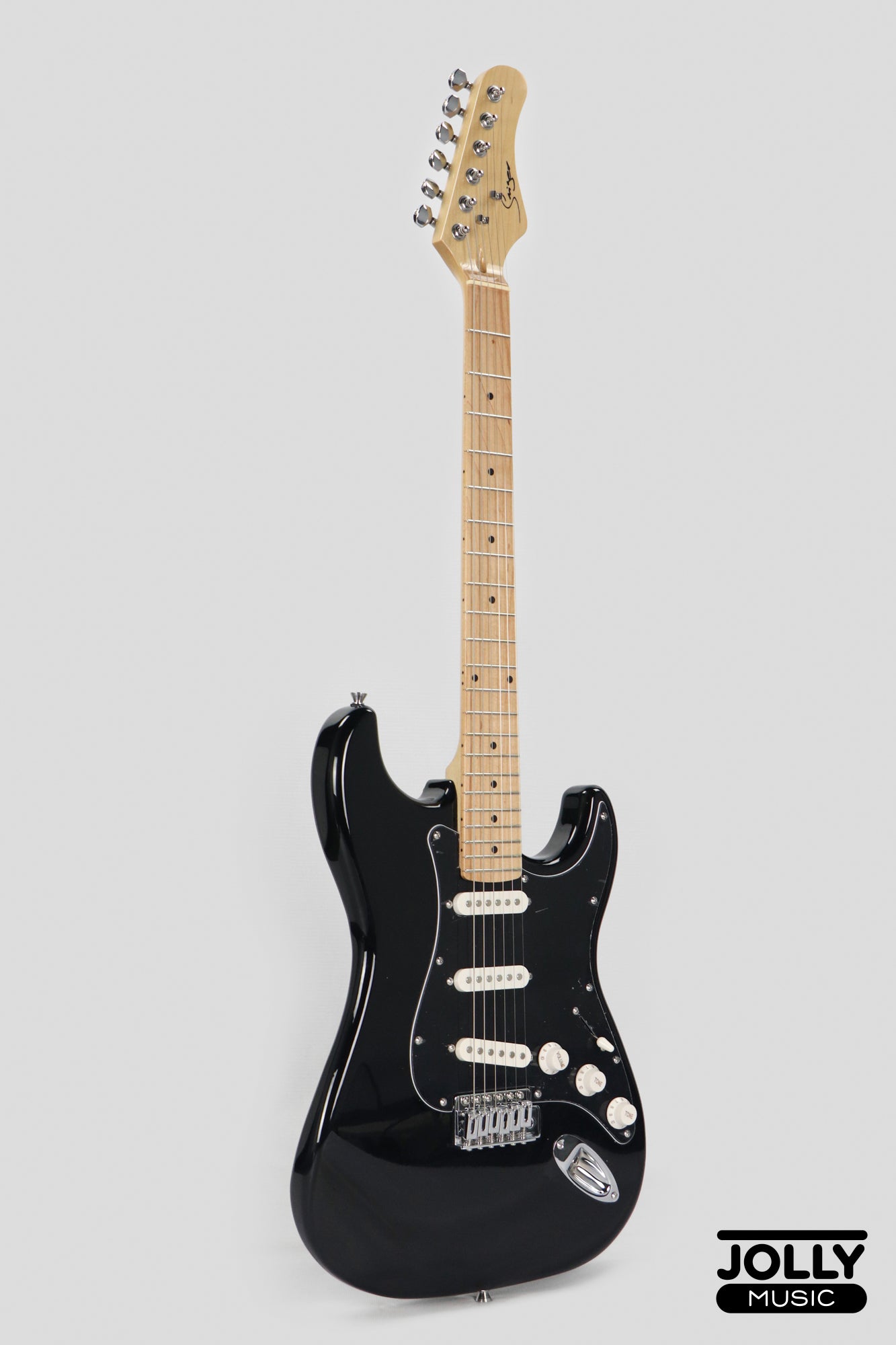 Smiger L-G2 S-Style Electric Guitar - Black