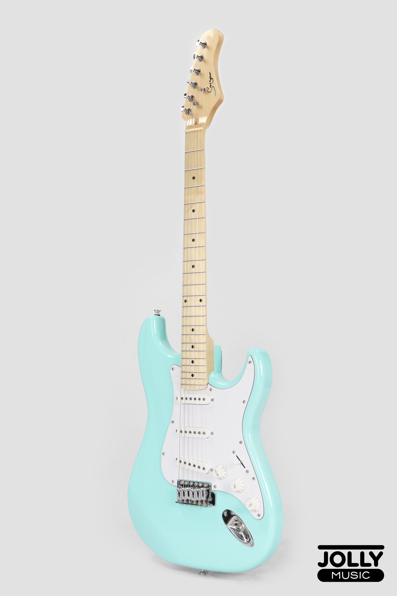 Smiger L-G2 S-Style Electric Guitar - Blue Green