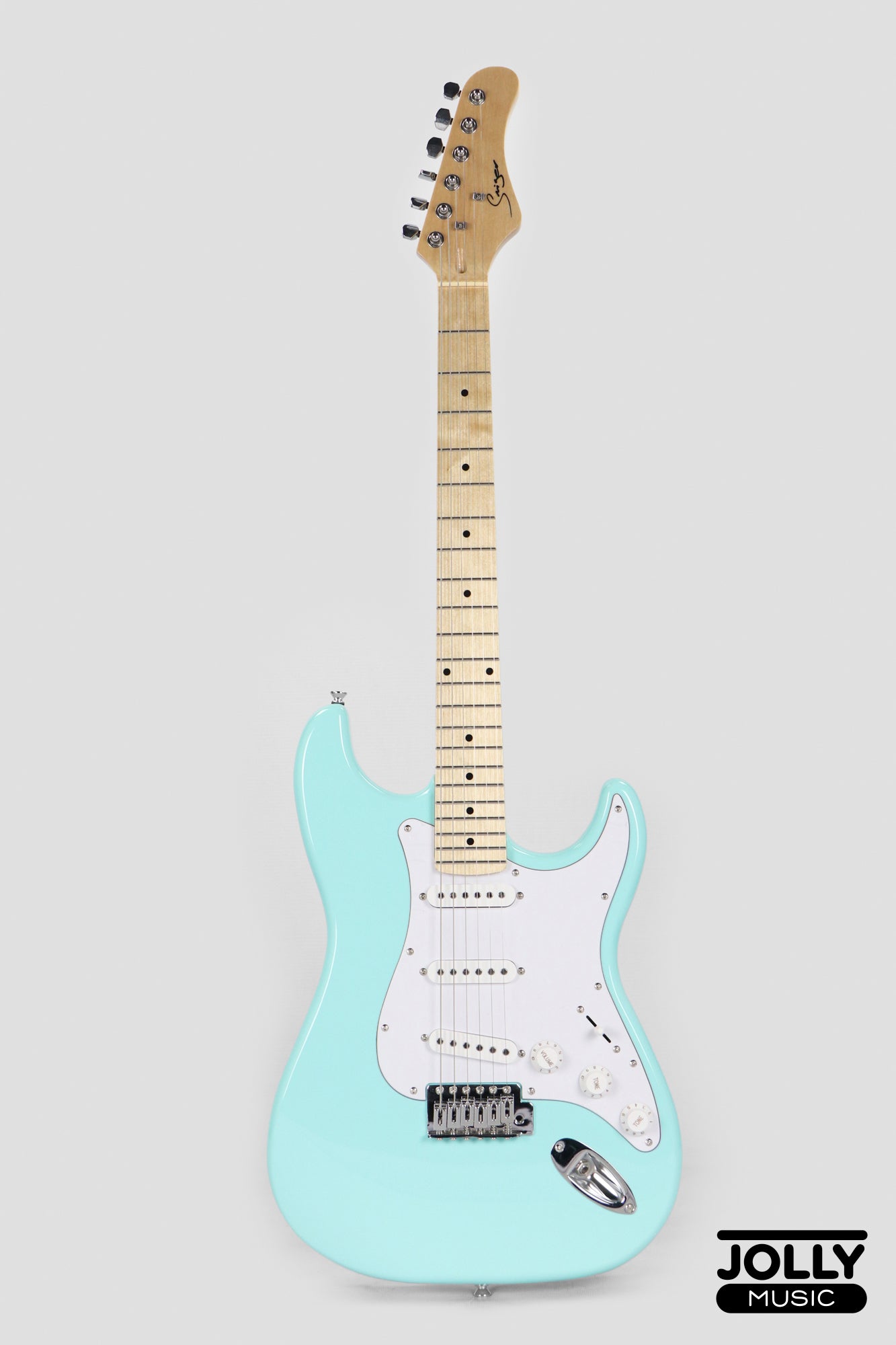 Smiger L-G2 S-Style Electric Guitar - Blue Green