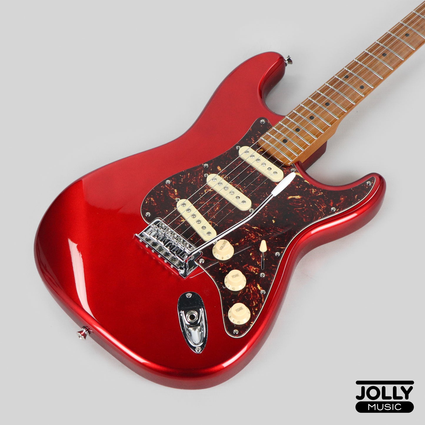 Smiger LG-2-PRO-S S-Style Electric Guitar - Metallic Red