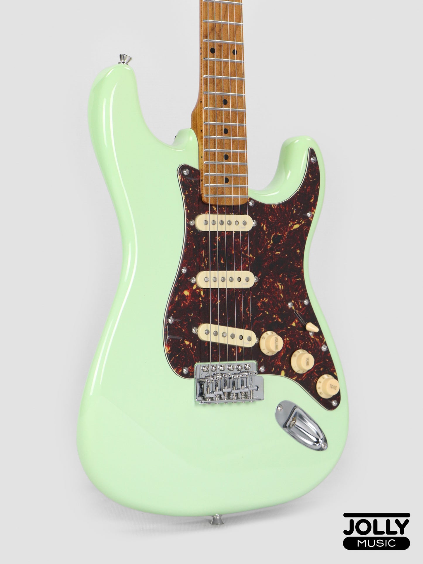 Smiger LG-2-PRO-S S-Style Electric Guitar - Pastel Green