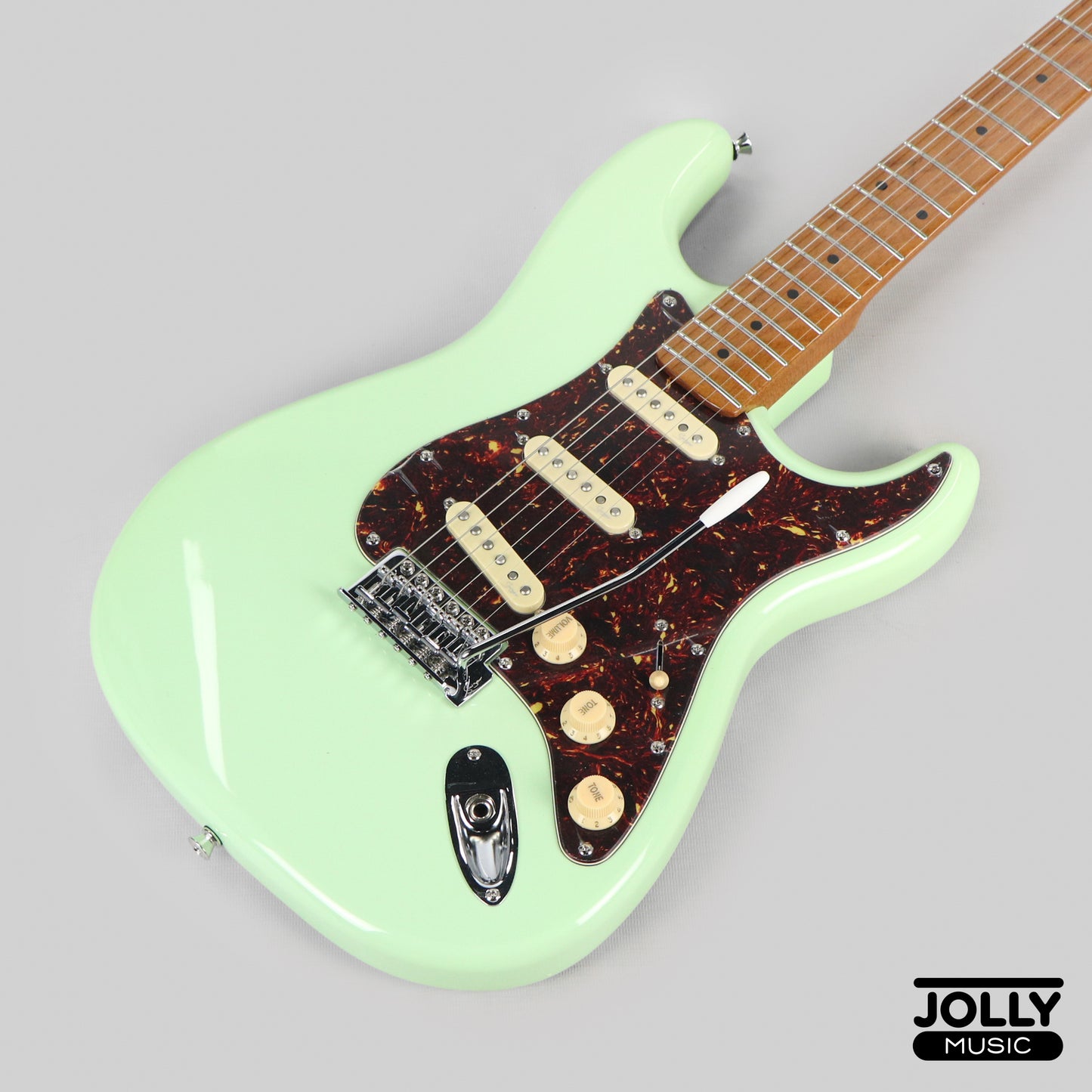 Smiger LG-2-PRO-S S-Style Electric Guitar - Pastel Green