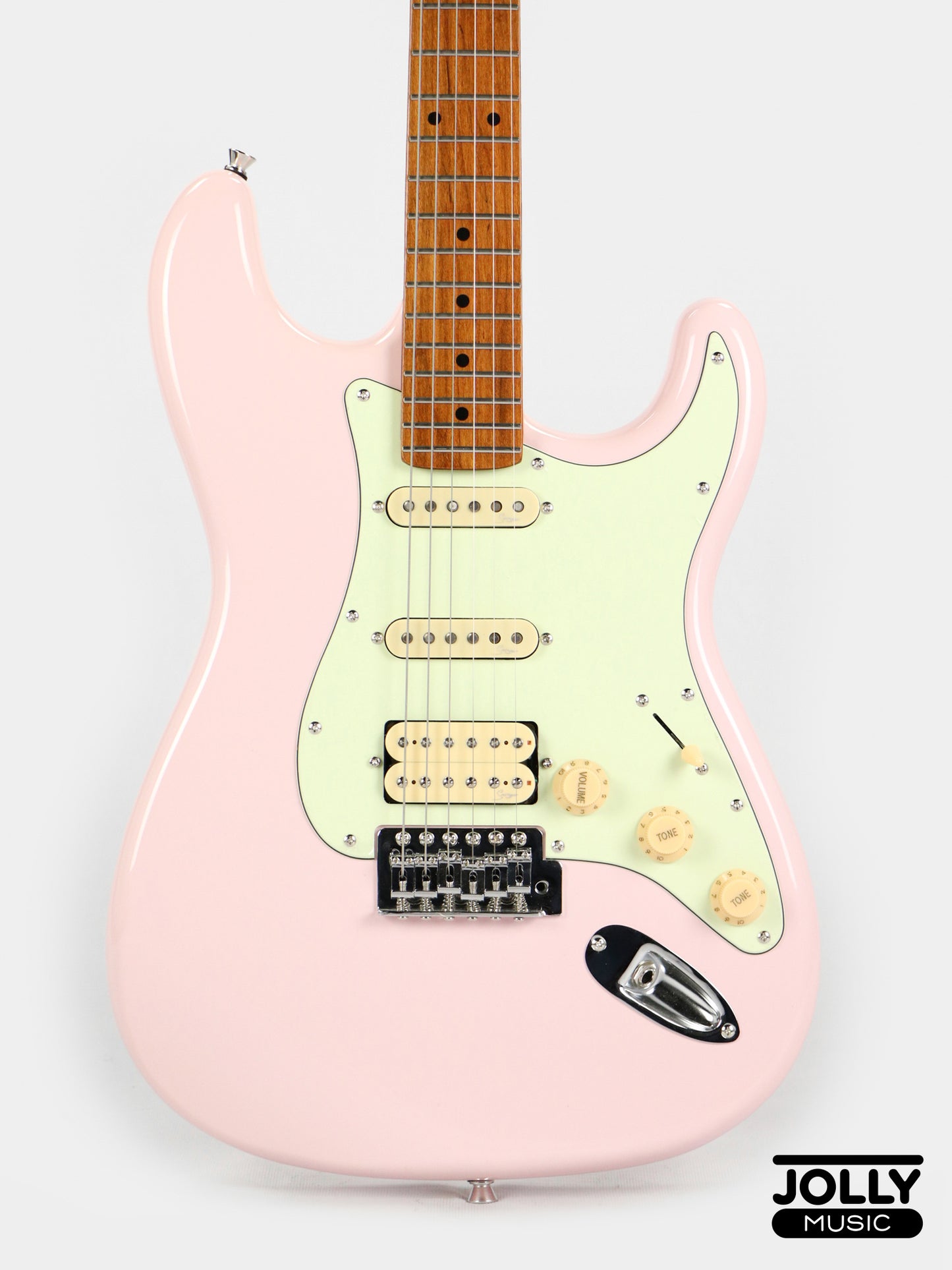 Smiger LG-2 PRO S-Style Electric Guitar High Grade - Shell Pink