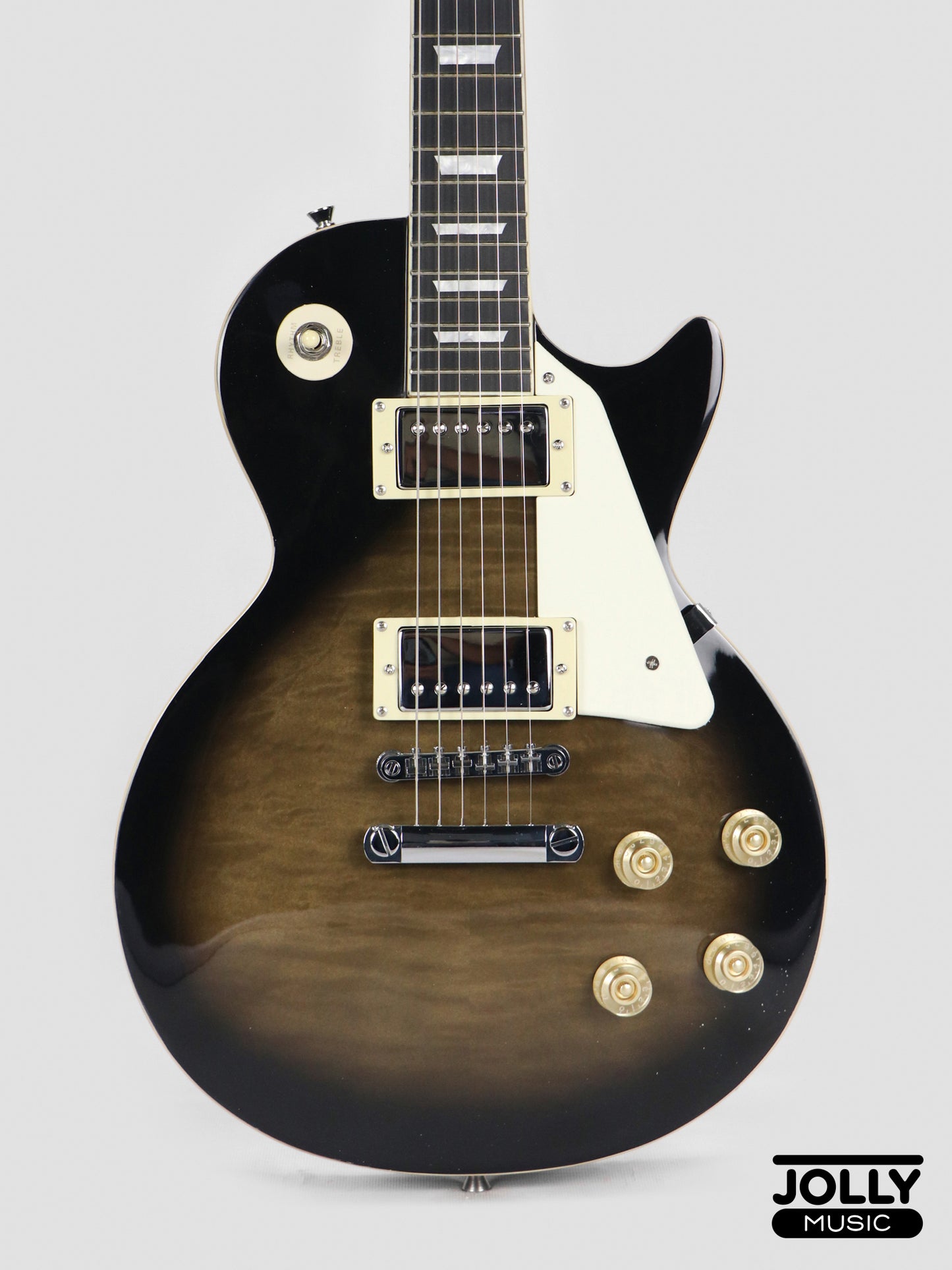 Smiger L-G9-P1 Les Paul Electric Guitar - Transblack