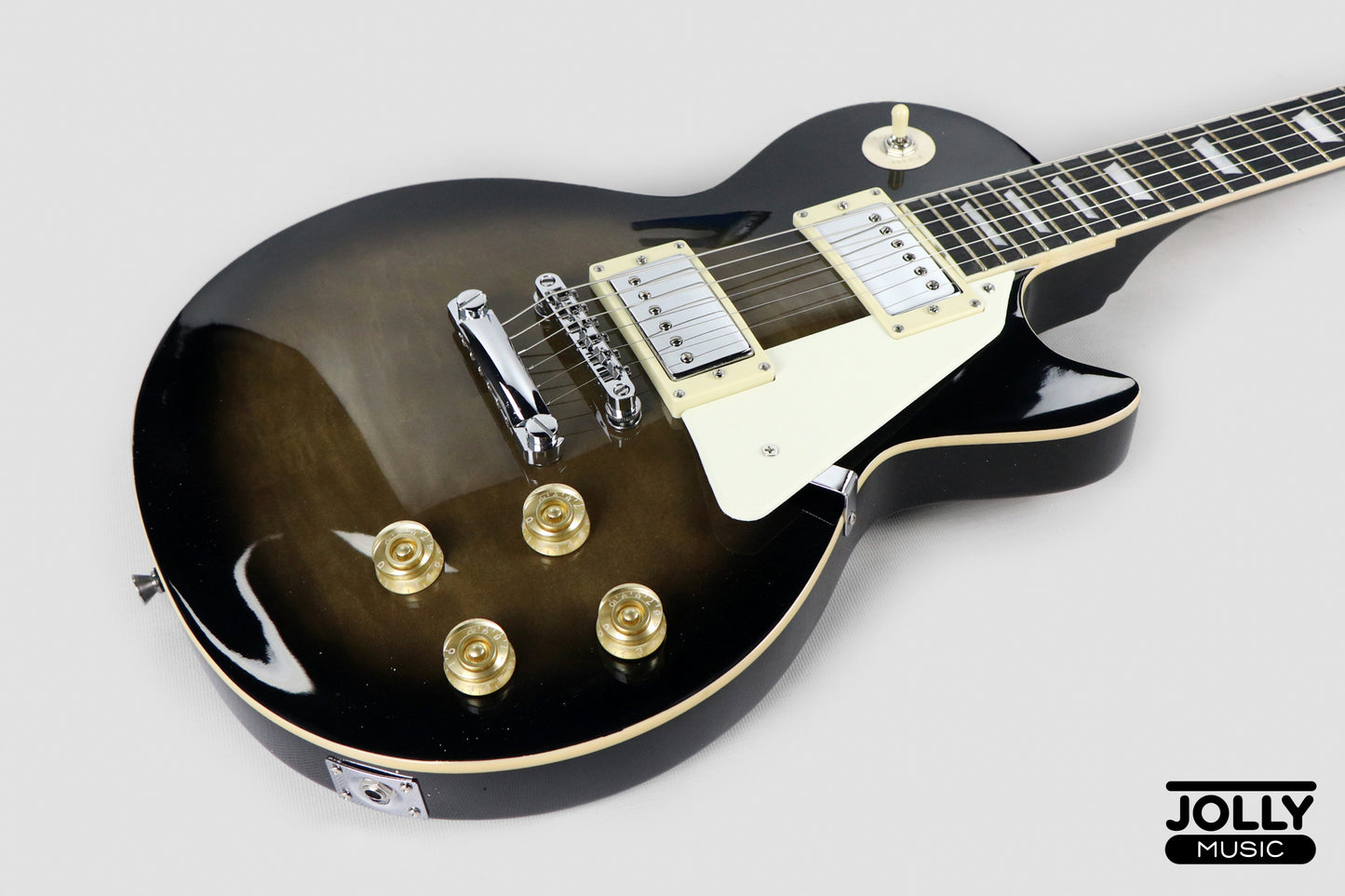 Smiger L-G9-P1 Les Paul Electric Guitar - Transblack