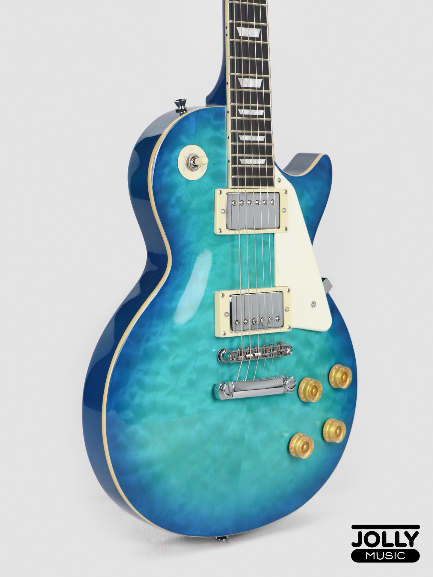 Smiger L-G9-P1 Les Paul Electric Guitar - Blue Burst