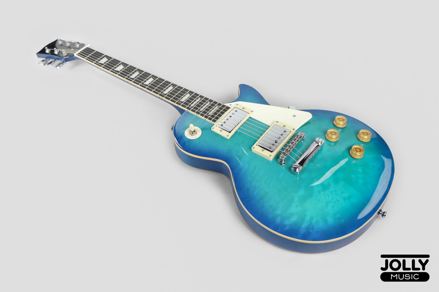 Smiger L-G9-P1 Les Paul Electric Guitar - Blue Burst