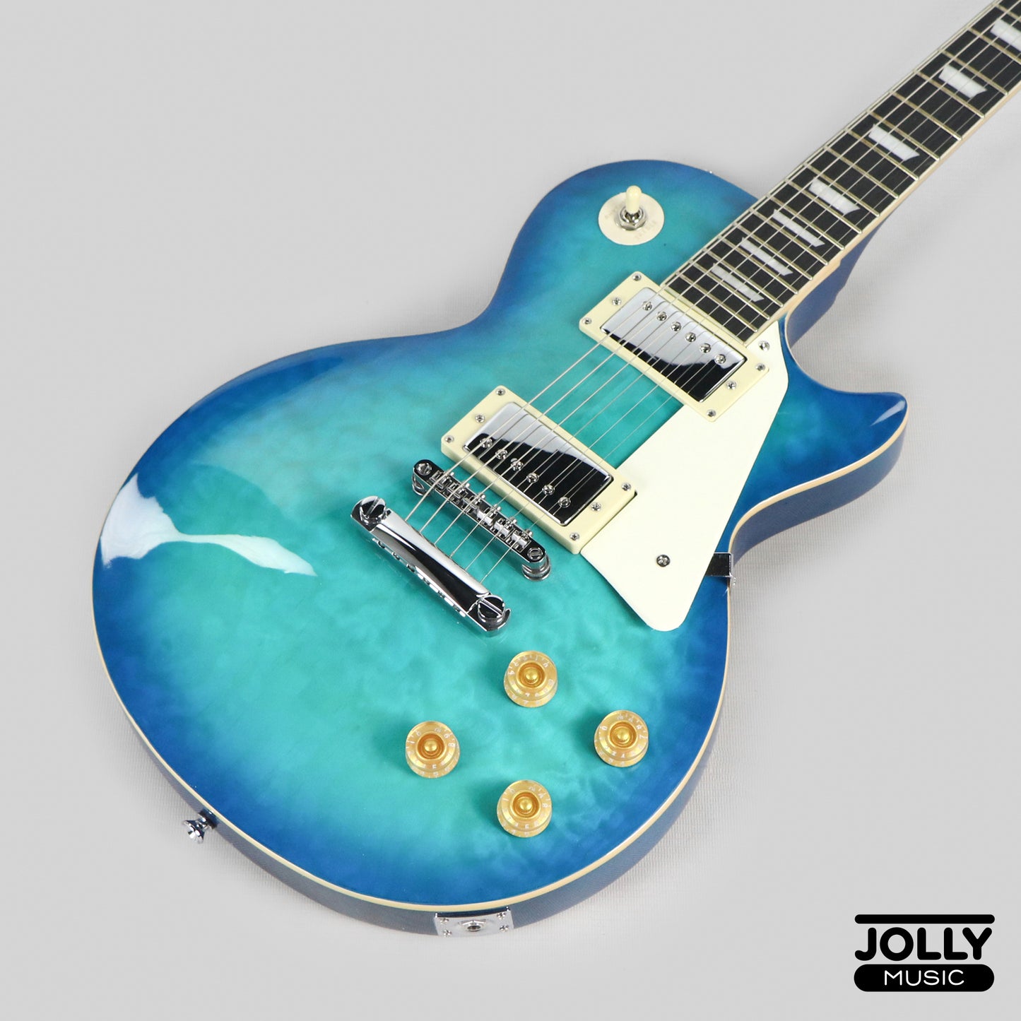 Smiger L-G9-P1 Les Paul Electric Guitar - Blue Burst