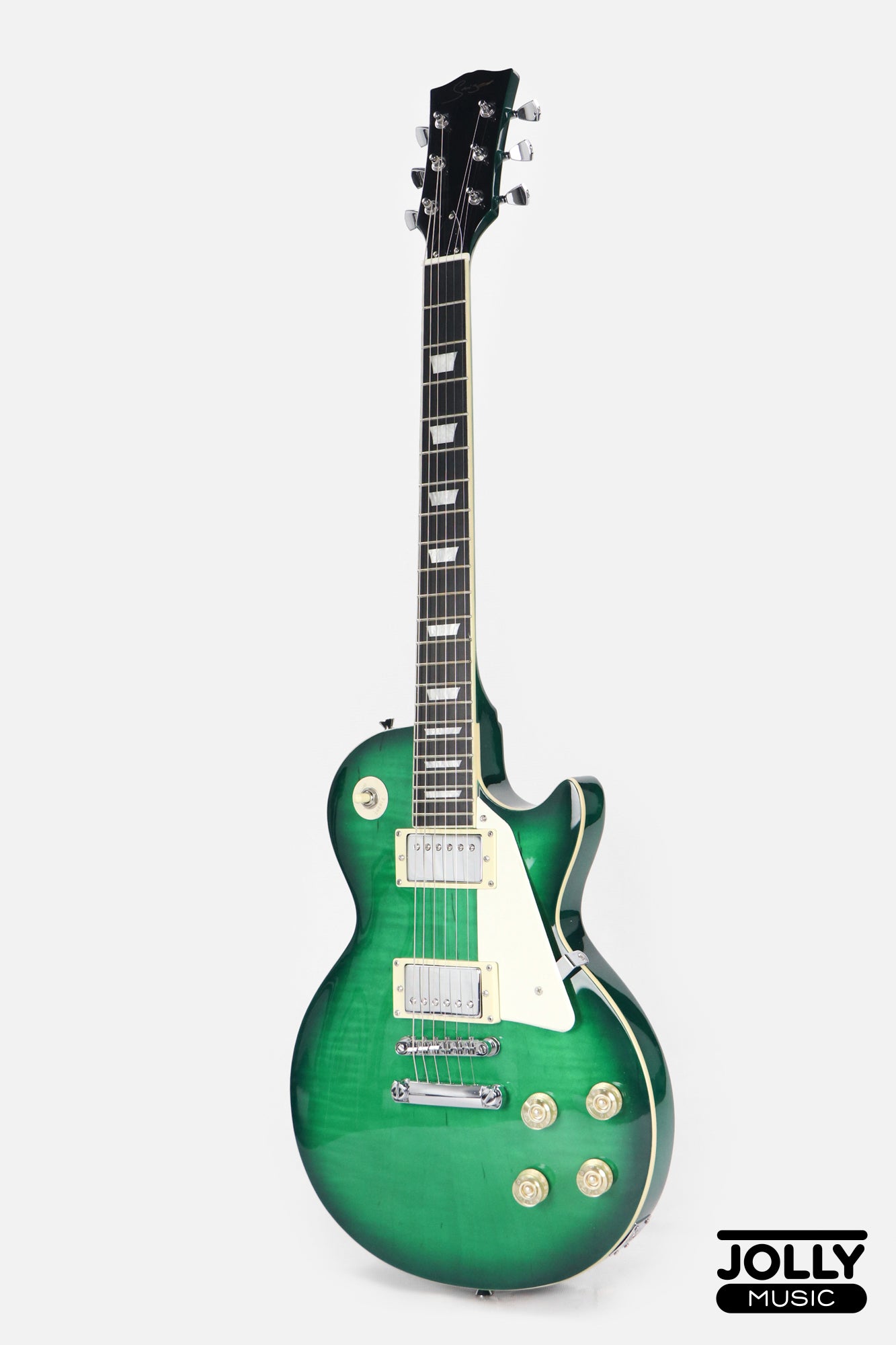 Smiger L-G9-P1 Les Paul Electric Guitar - Green