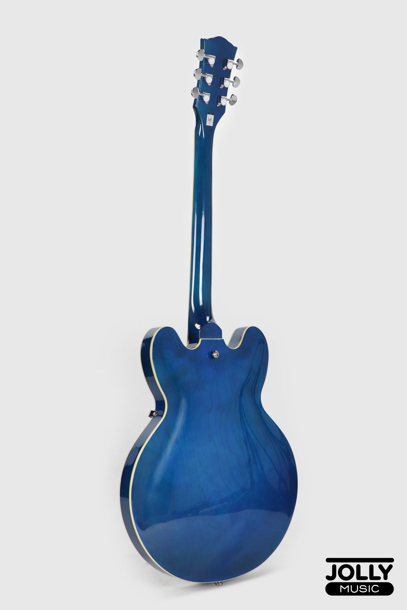 Smiger S-G16 Semi-Hollow Electric Guitar - Transblue