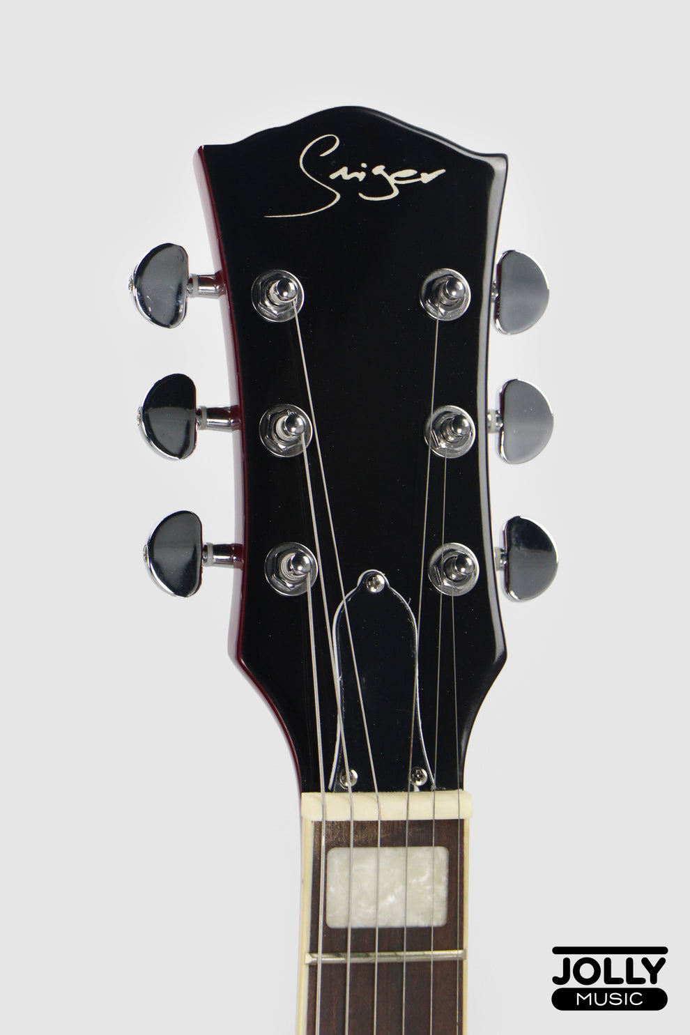 Smiger S-G16 Semi-Hollow Electric Guitar - Red – Jolly Music