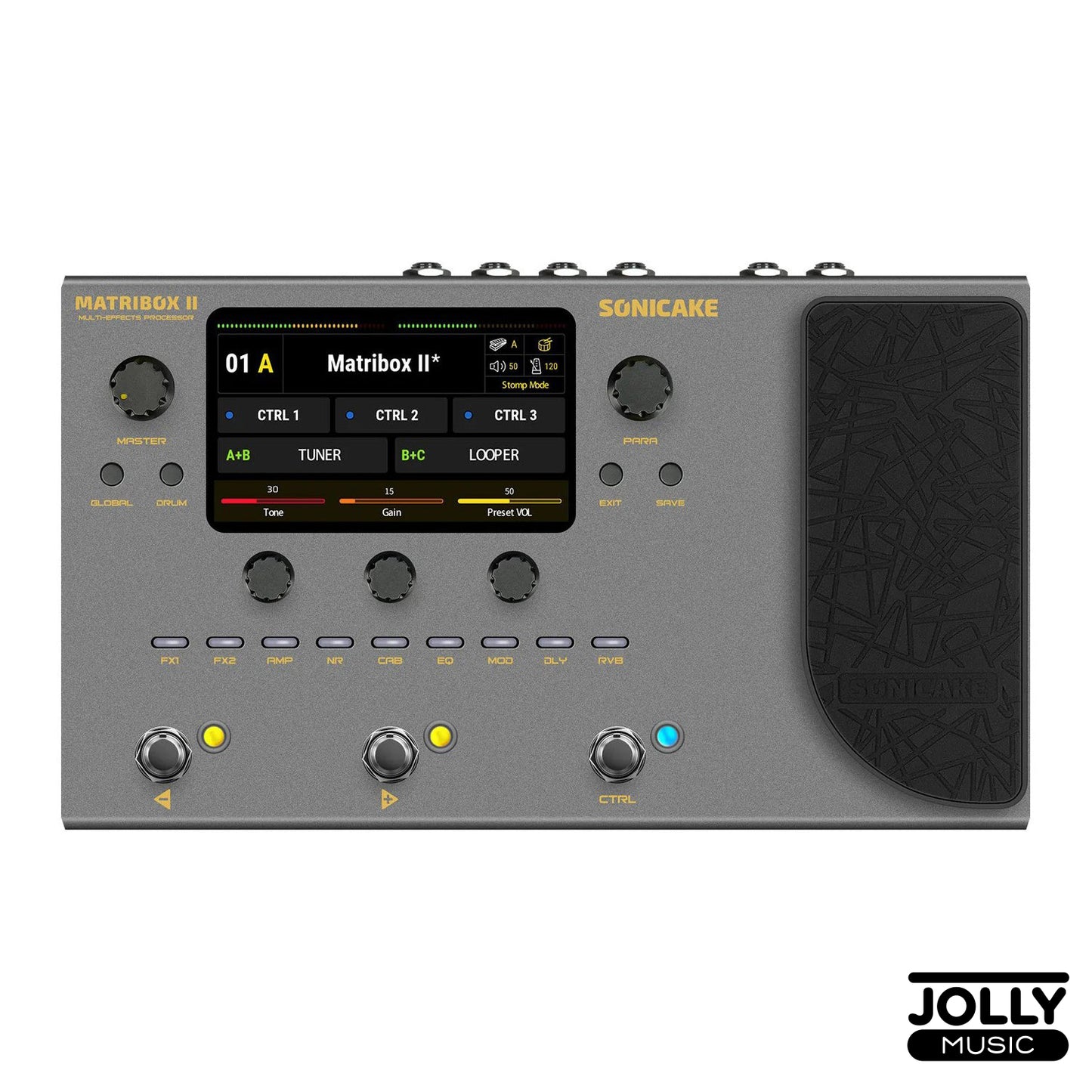 Sonicake Matribox II QME-100BK Multi-Effects Pedal - Black