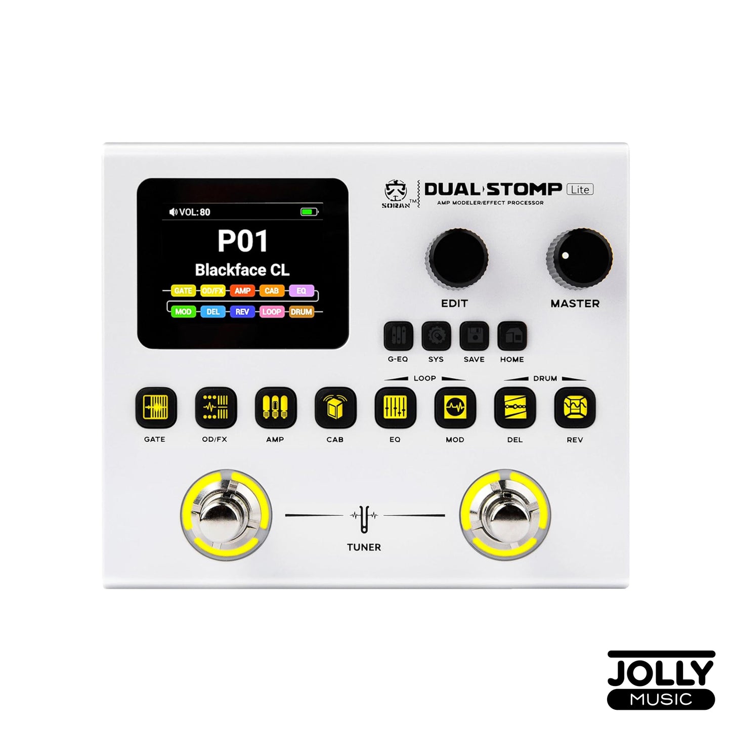 SORAN JME-02 Dual Stomp Lite Multi-Effects Processor