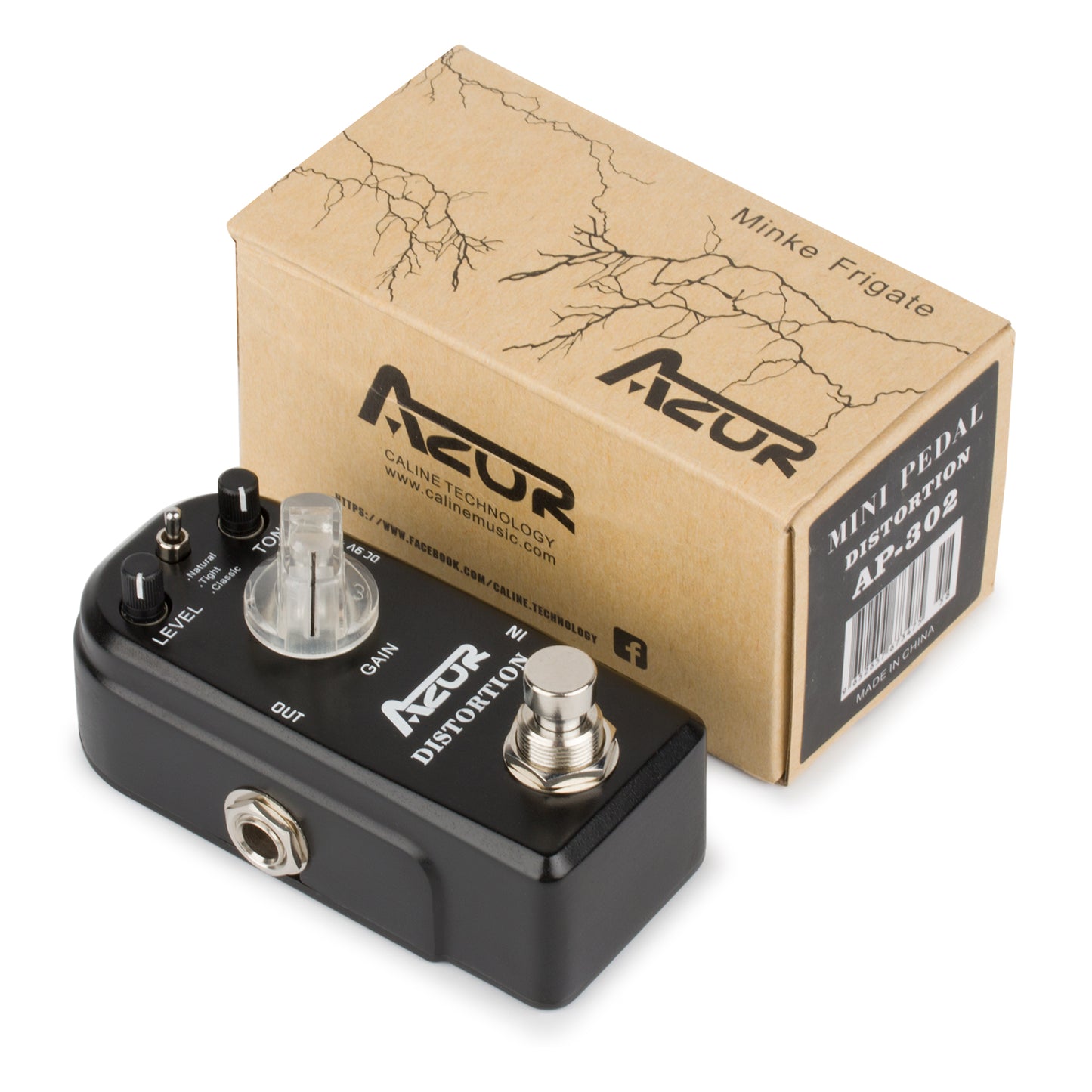 AZOR AP-302 Mini Distortion Effects Pedal