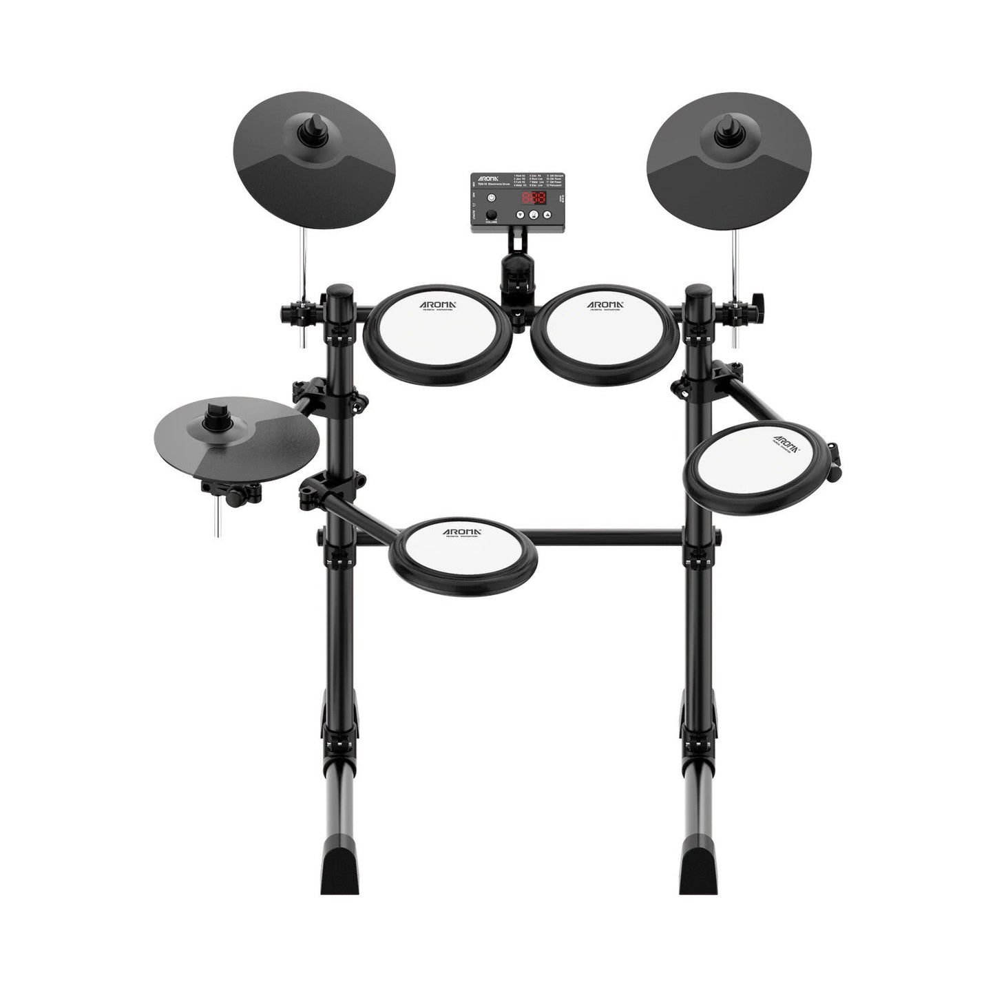 Aroma TDX-16 All-Mesh 4+3 Electronic Drums with Dual Zone Snare and Cymbals