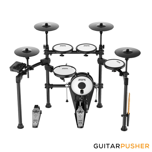 Aroma TDX-30S All-Mesh 5+4 Electronic Drums with Dual Trigger Snare and Hi-hat & Triple Trigger Crash and Ride Cymbals