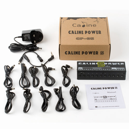 Caline CP-05 Pedal Power Supply 10 Output 9V 12V 18V