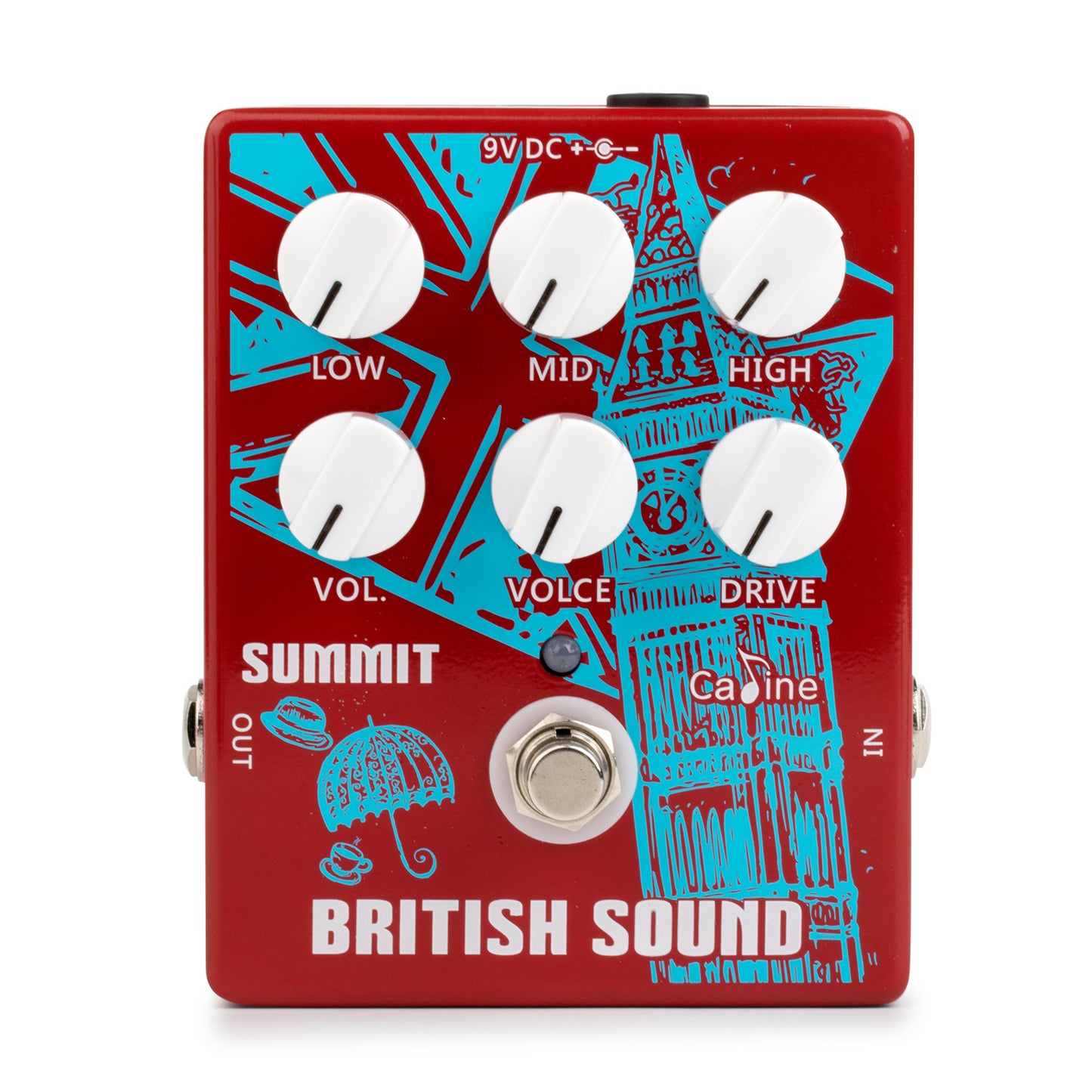 Caline CP-58 Summit British Sound JCM Style Guitar Drive Effects Pedal