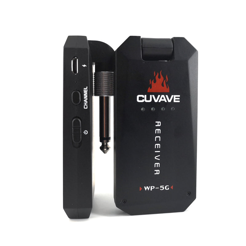 Cuvave WP-3 WP-5G Enhanced 5.8GHz Wireless System Transmitter & Receiver for Electric/Bass Guitar