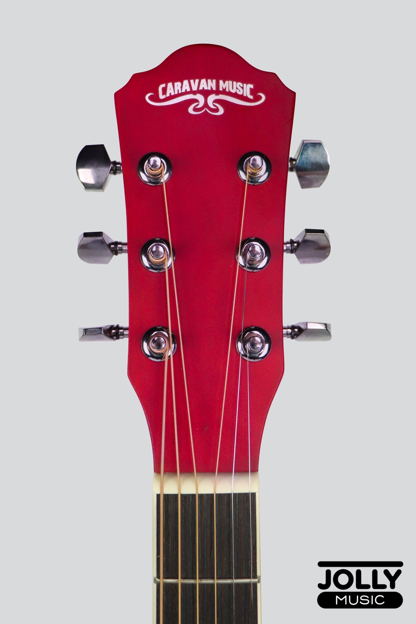 Caravan HS-3911 39" All-Linden Body Acoustic Guitar - Red Sunburst