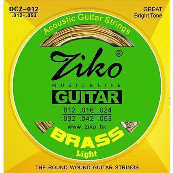 Ziko DCZ Extra Light Brass Acoustic Guitar Strings