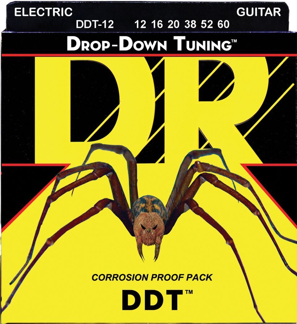 DR DDT Drop Down Tuning Electric Guitar Strings - GuitarPusher