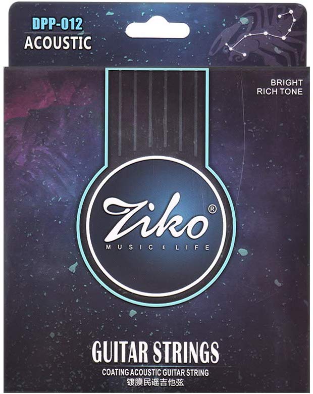 Ziko DPP Long Life COATED Special Acoustic Guitar Strings Jolly