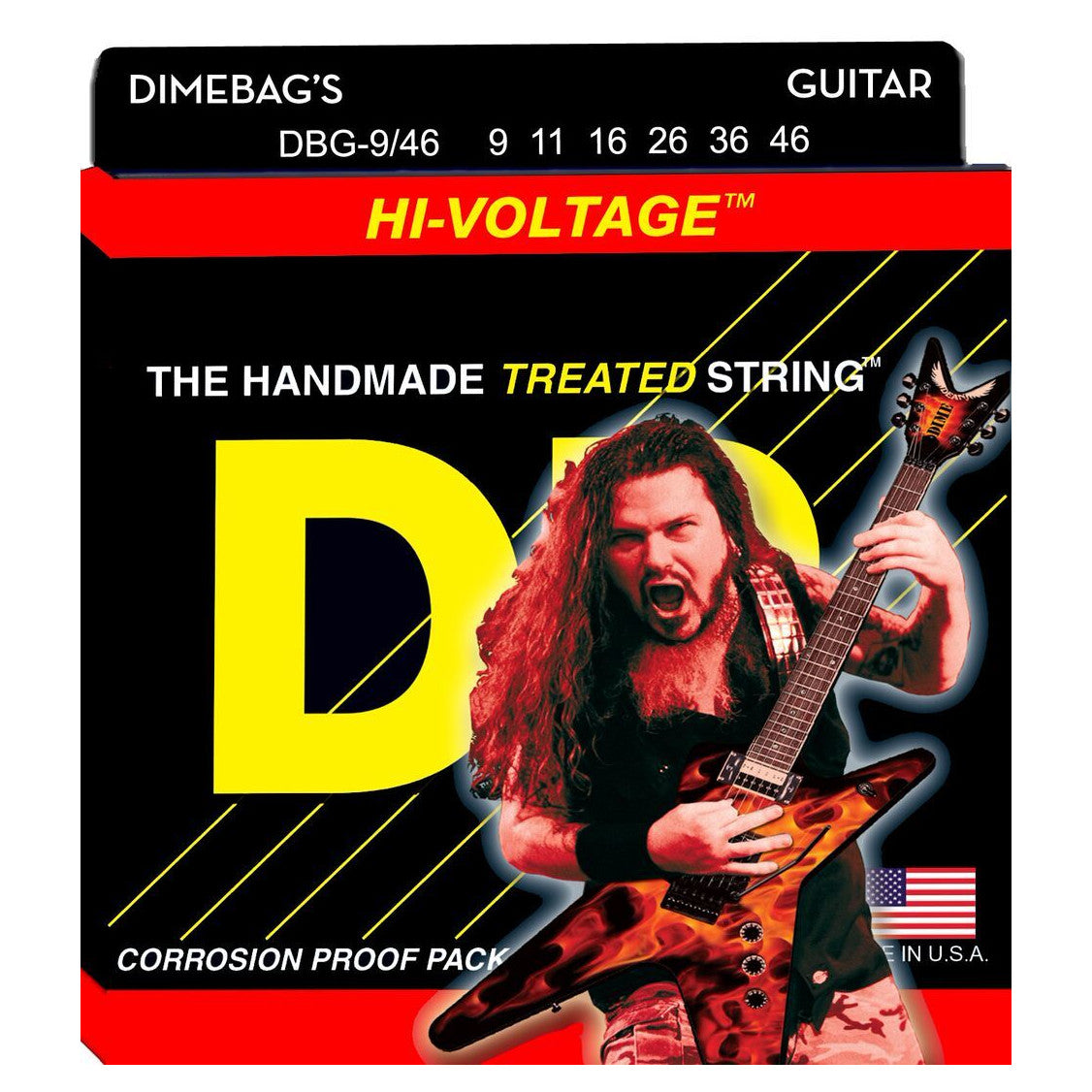 DR Dimebag Darrell Hi-Voltage Electric Guitar Strings