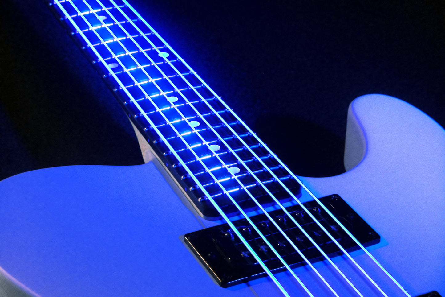 DR NBE-9 Hi-Def NEON Blue K3 Coated Light Electric Guitar Strings 9-42 (9 11 16 24 32 42)