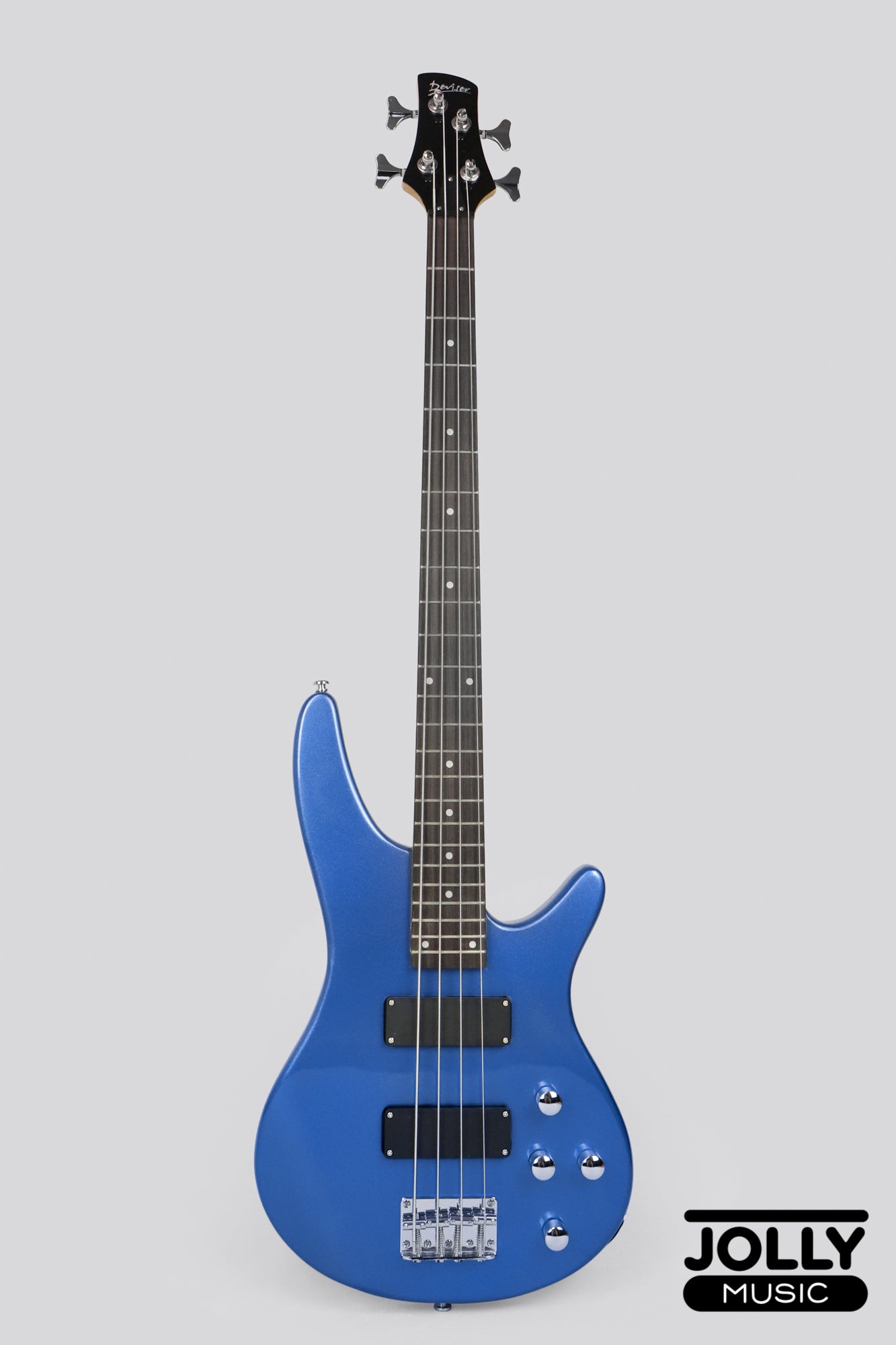 Deviser L-B3 4-String Modern Bass - Metallic Blue – Jolly Music