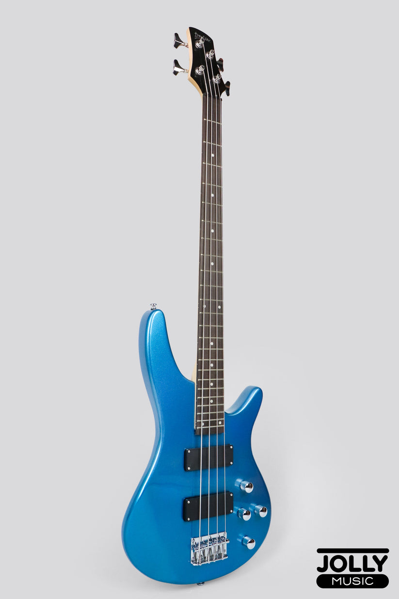 Deviser L-B3 4-String Modern Bass - Metallic Blue – Jolly Music