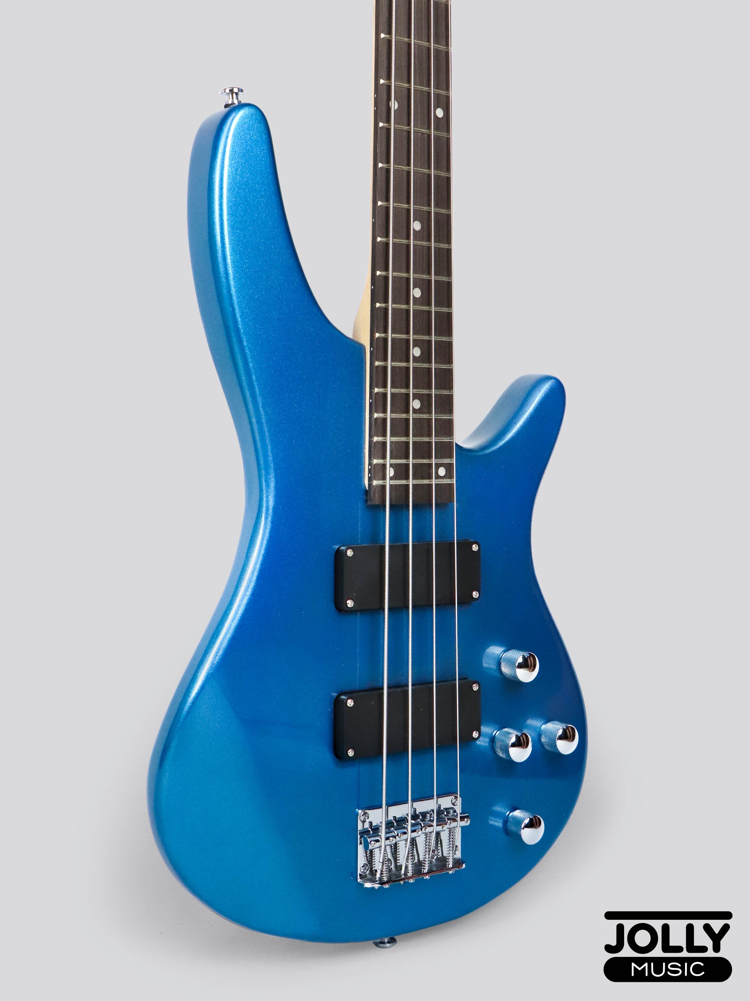 Deviser L-B3 4-String Modern Bass - Metallic Blue – Jolly Music